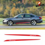 Car Vinyl Side Stripe Skirt Sticker Decals Wraps Body Graphics Car Styling Gloss Auto Side Car Sticker For Honda Accord